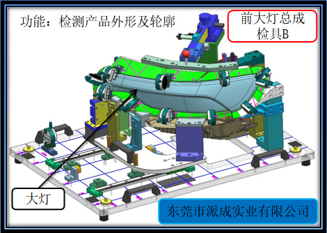Headlight assembly inspection tool B